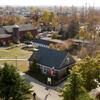 An aerial view of the Hilda Justice Center