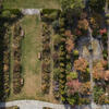 An aerial view of the Formal Gardens