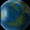 A view of the Earth.