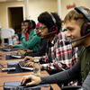 students in a computer lab