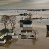 several houses flooded out