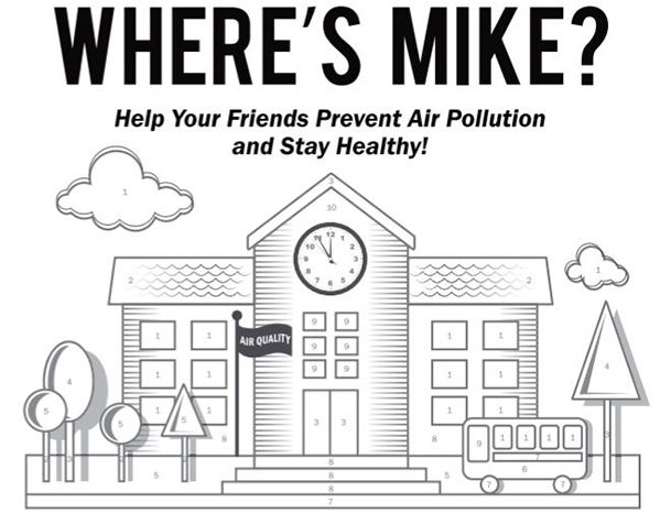 The Air Quality Partnership workbook "Where's Mike?"