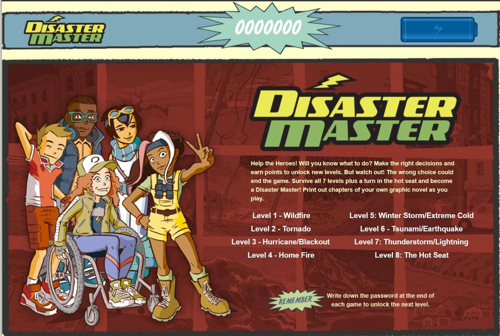 Become a Disaster Master game screen