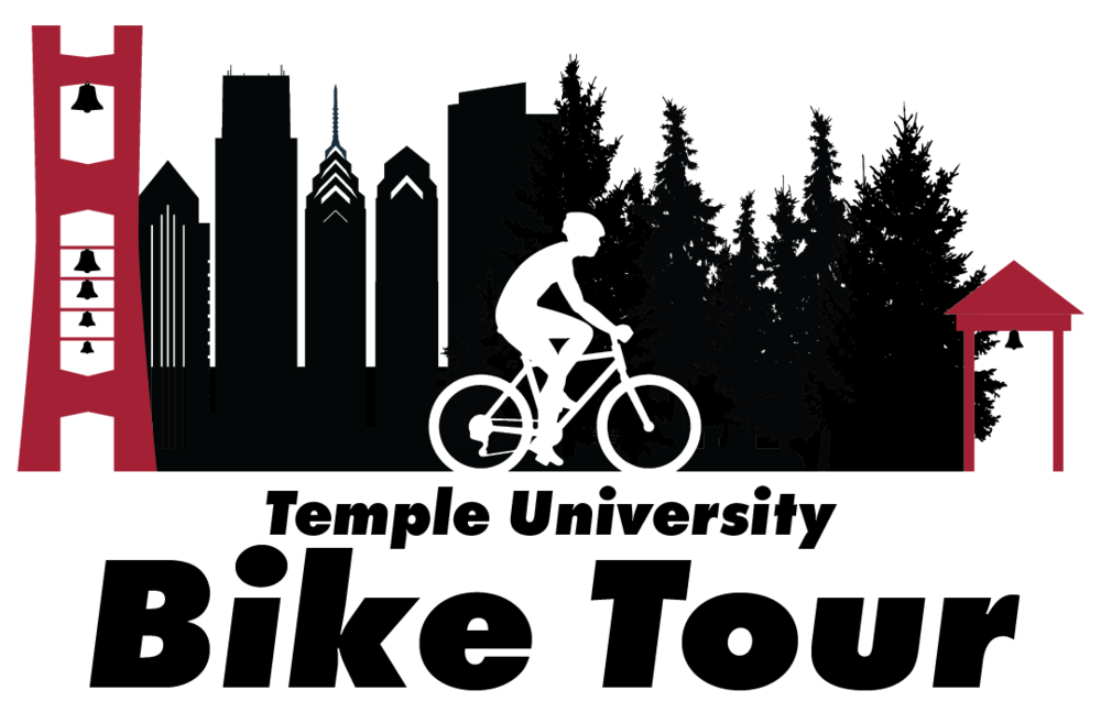 Temple University Bike Tour branding