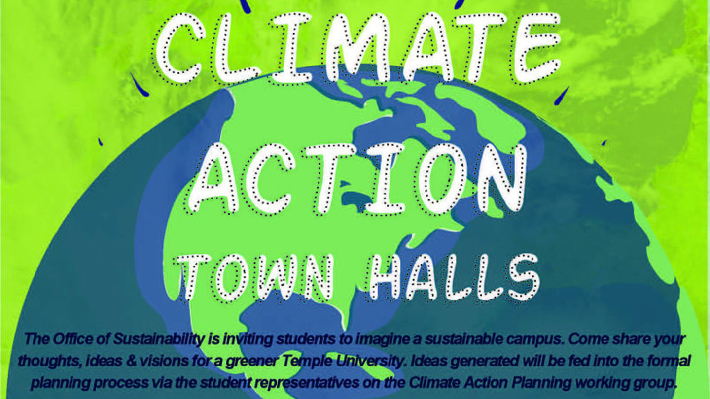 Office of Sustainability to host Climate Action Town Hall at Temple Ambler