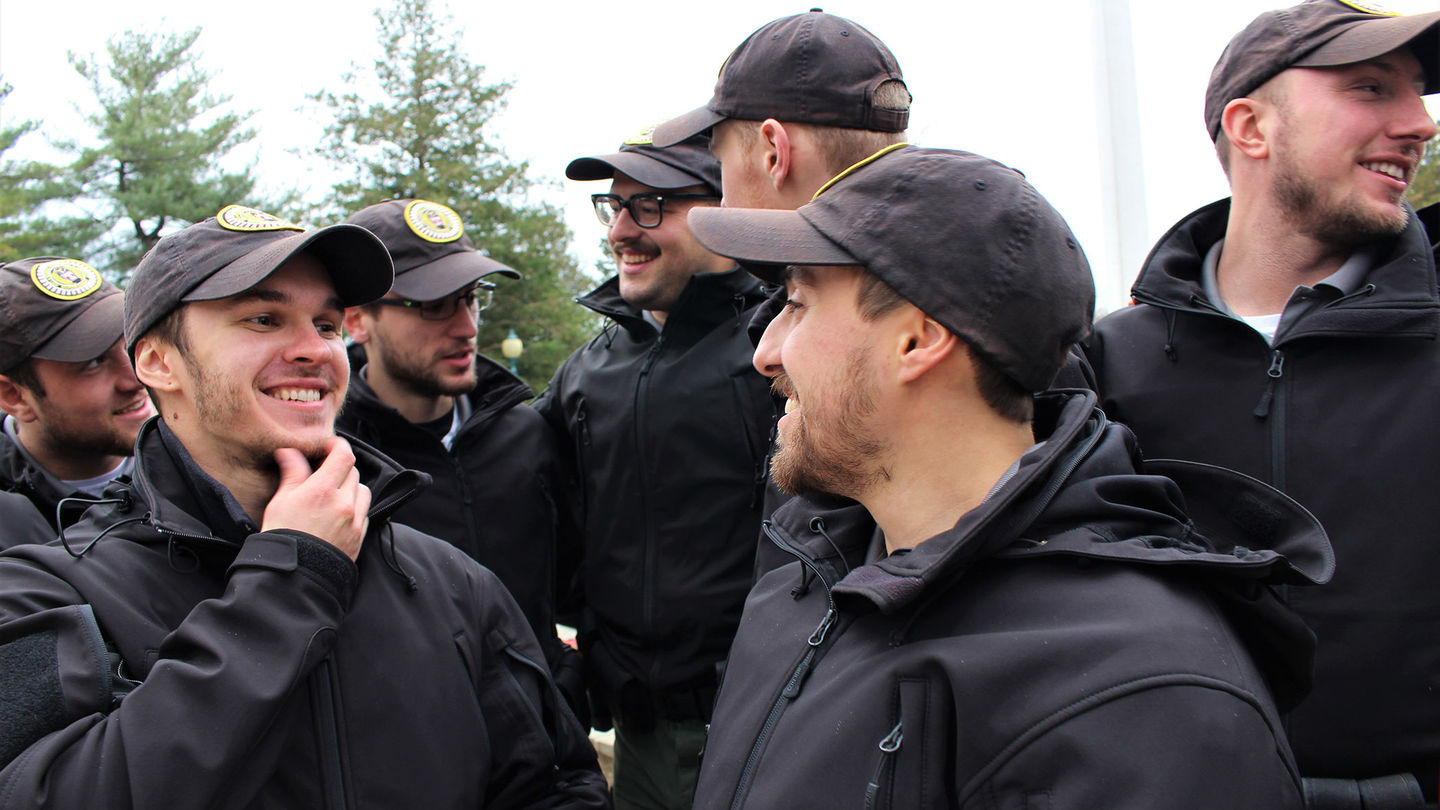 criminal justice training program's cadets participate in no shave november. 